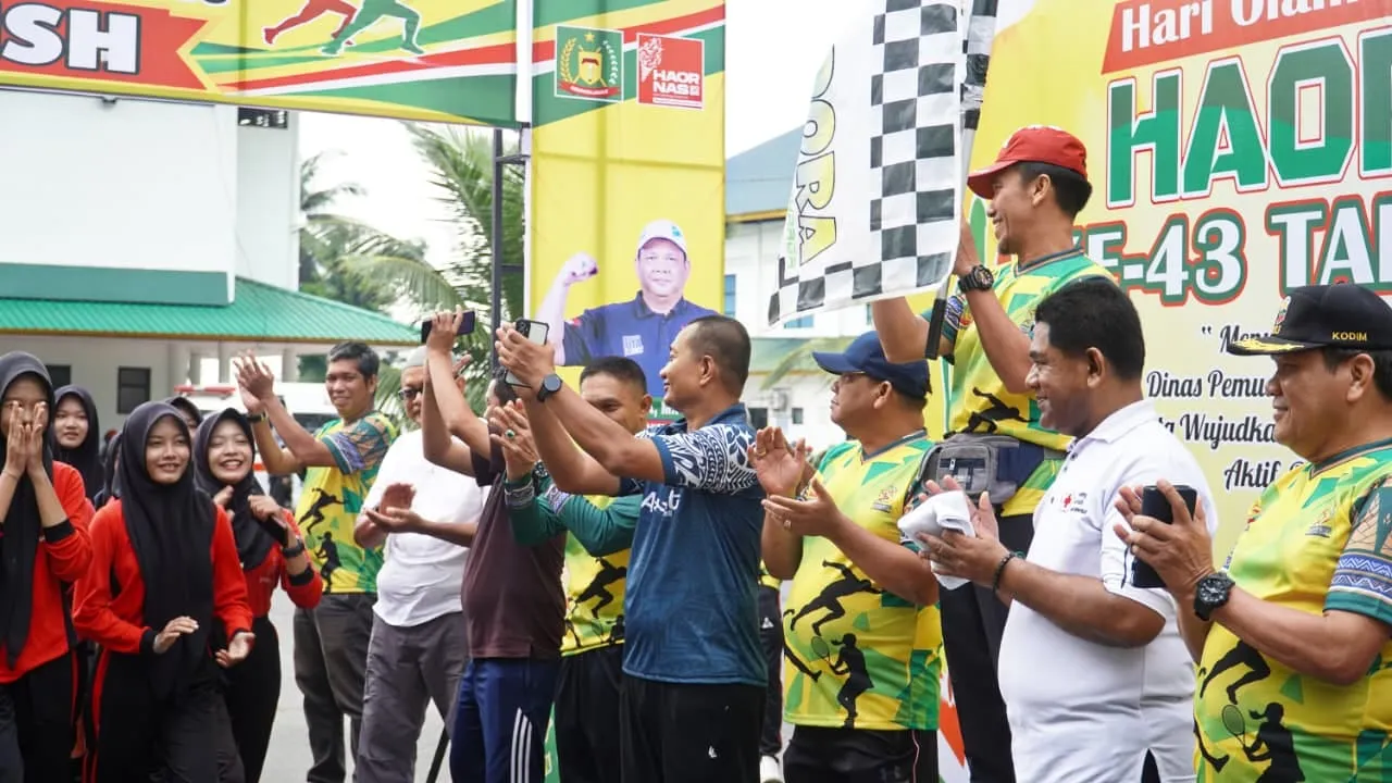 Peringati Haornas ke-43, Plt. Bupati Langkat Ajak Warga Jadikan Olahraga Gaya Hidup