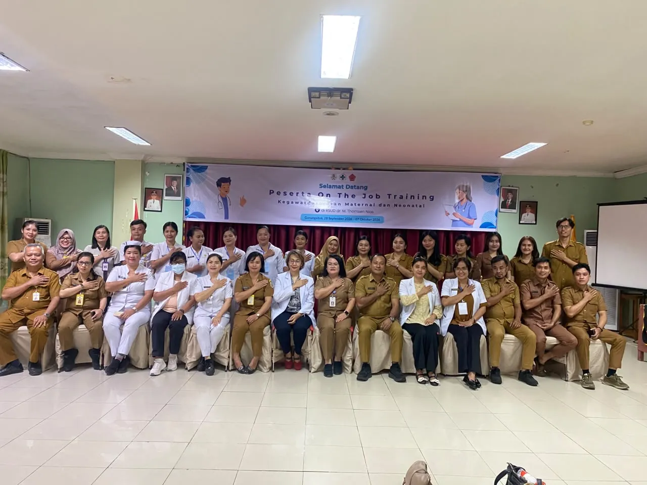27 Nakes se-Nias Barat Ikuti Pelatihan Penanganan Gawat Darurat Ibu dan Bayi di RSUD dr. M. Thomsen