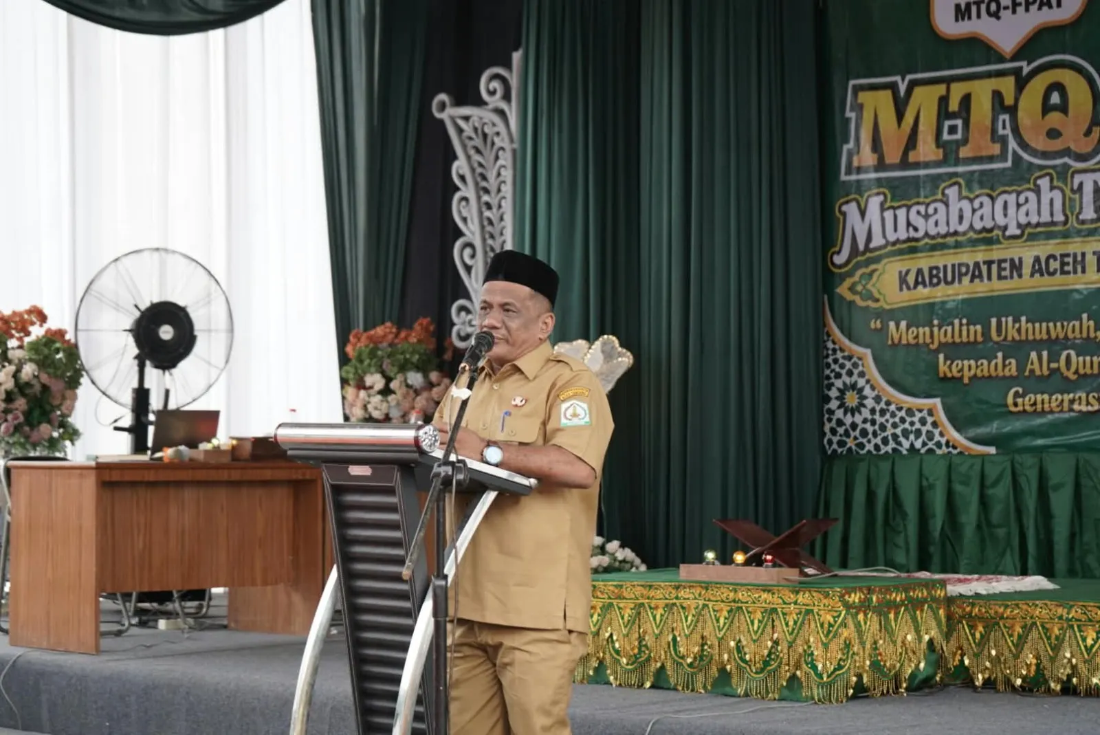 Wabup Aceh Tamiang Buka MTQ FPAT, Perkuat Pembinaan Generasi Qur’ani