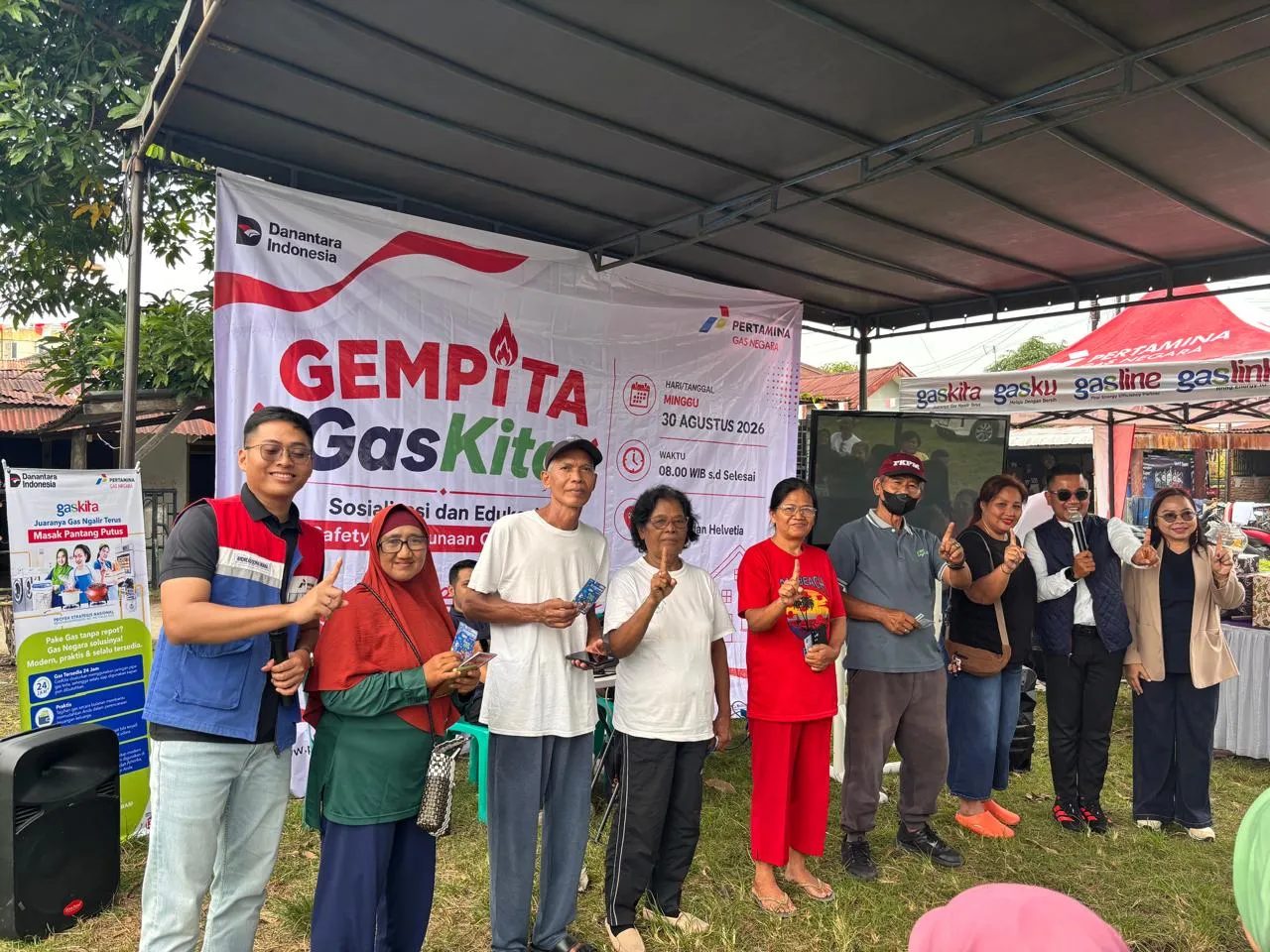 PGN Edukasi Keselamatan Penggunaan Gas Bumi Melalui GEMPITA GasKita Di Medan