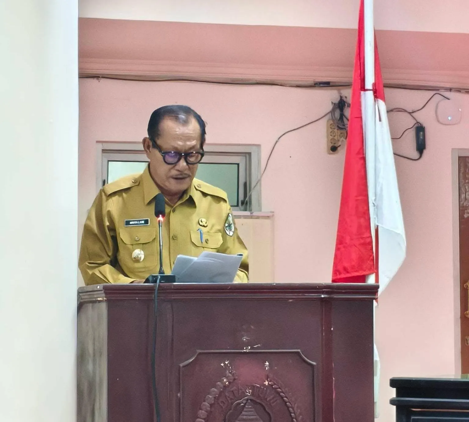 Wabup Nias Sampaikan Pengantar Nota Keuangan Ranperda Perubahan APBD 2026