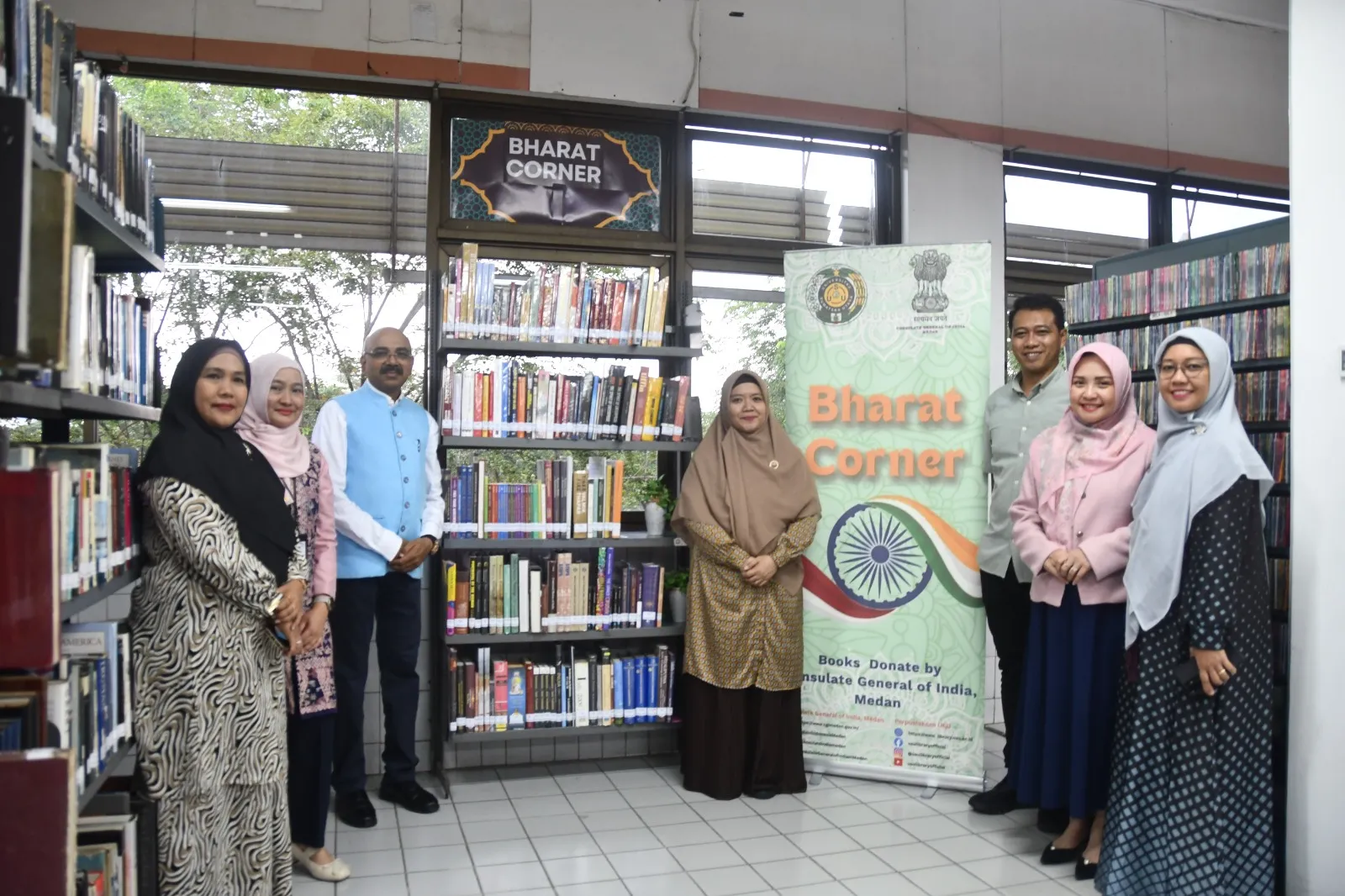 Konsulat Jenderal India Menambah Koleksi Buku Di Bharat Corner USU