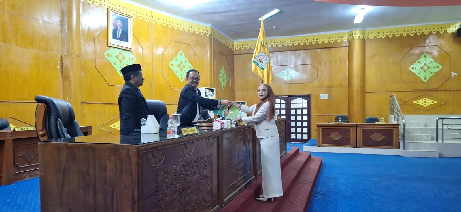 Wabup Aceh Tamiang Hadiri Paripurna DPRK Pandangan Umum Fraksi