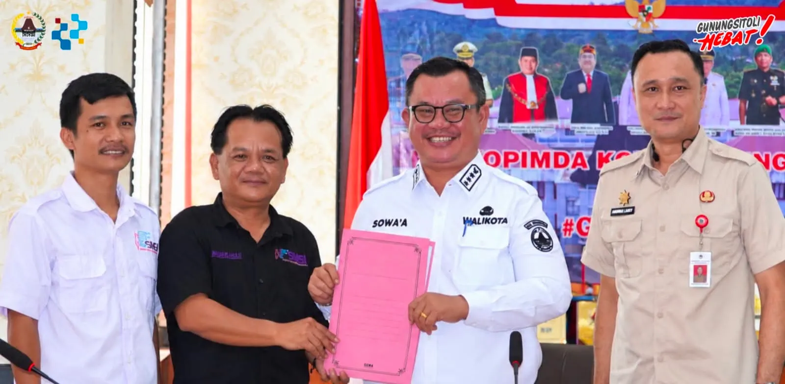 Wali Kota Gunungsitoli Terima Audiensi SMSI Dan Forwaka