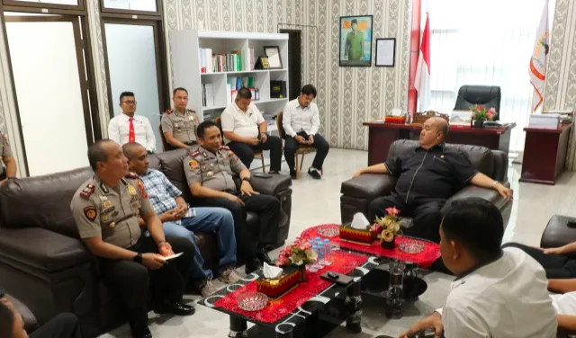 Ketua DPRD Kota Gunungsitoli Terima Kunjungan Silaturahmi Kapolres Nias