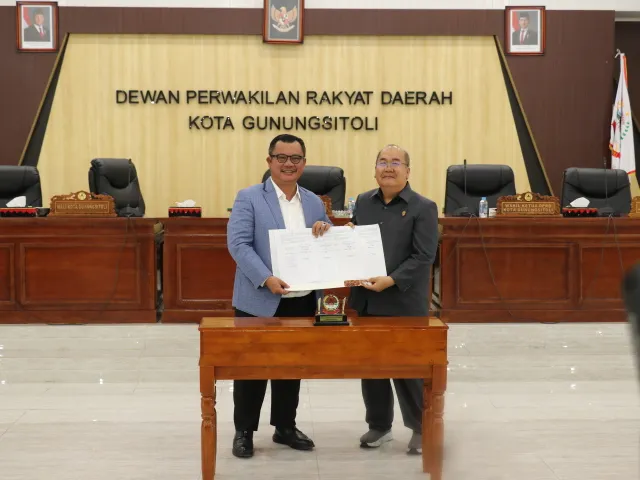DPRD Gunungsitoli Setujui Ranperda P-APBD TA 2026
