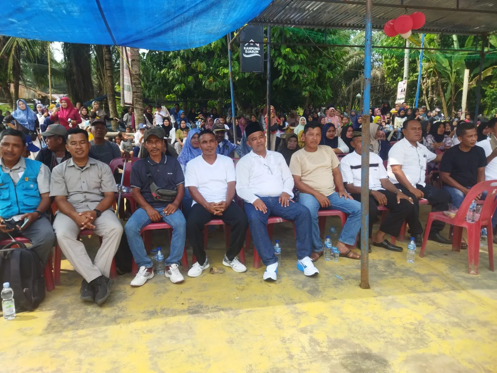 Kampanye Pilkades Bangun No Urut 1 Juliadi Tambunan Hadirkan Penyanyi D'Academy 2 Albi Batubara