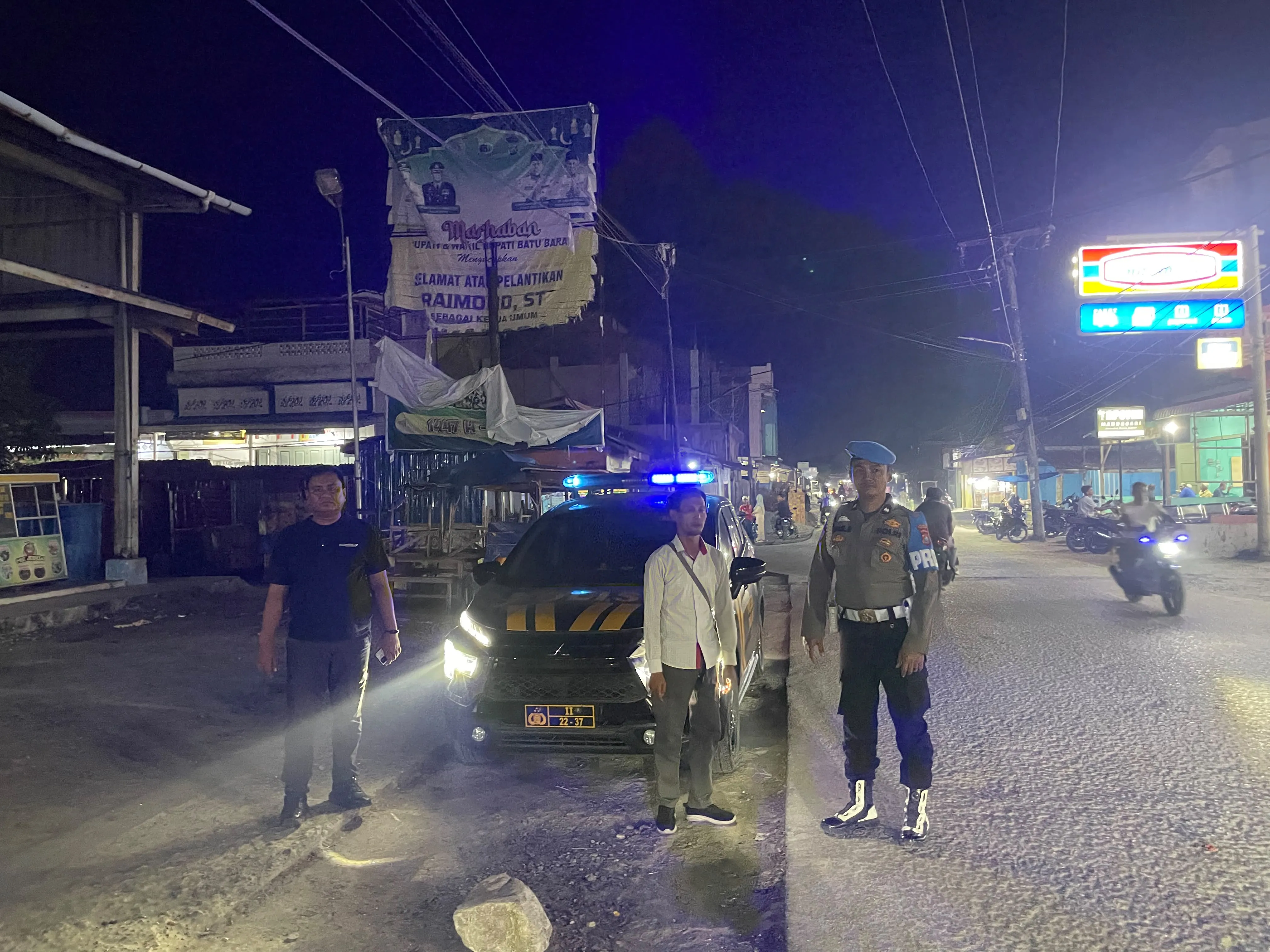 Polres Batubara Patroli Malam