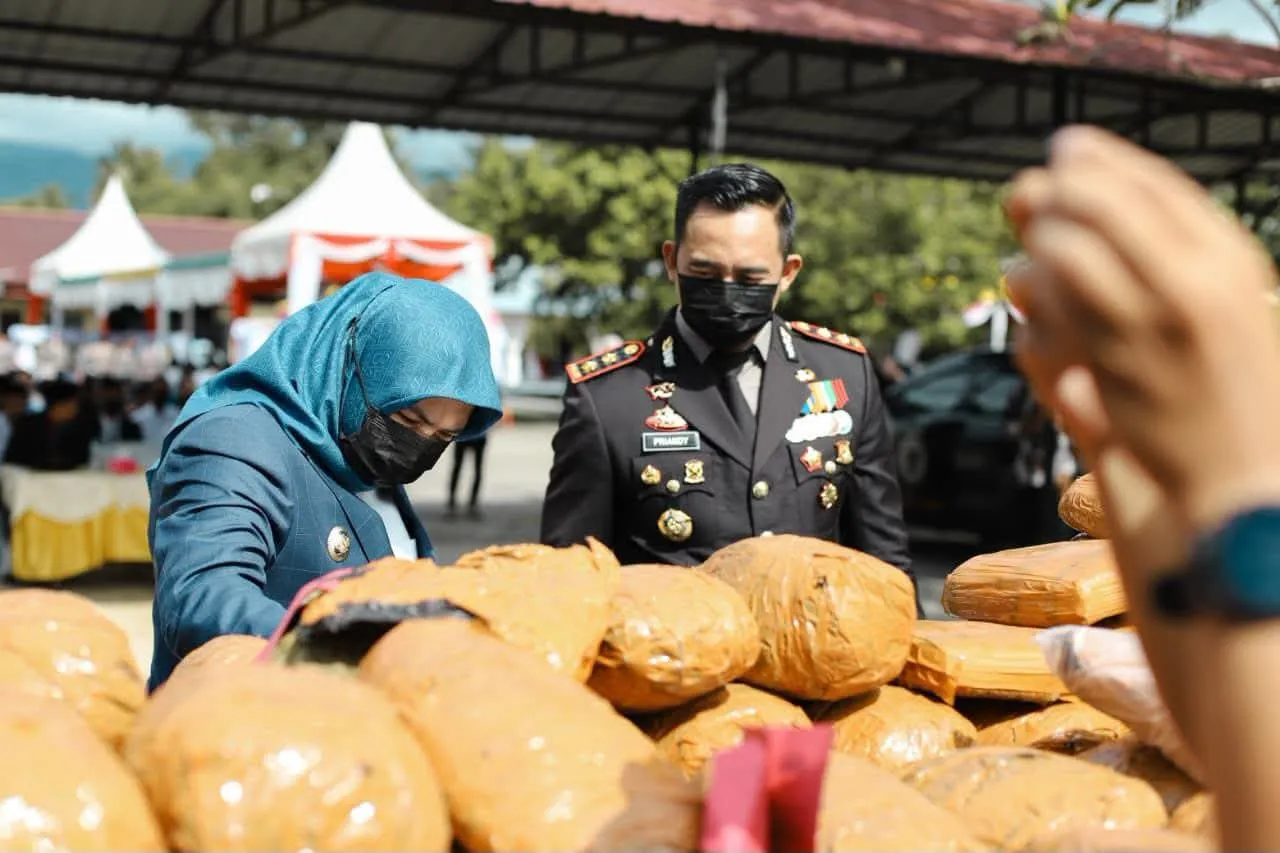 Wabup Madina Apresiasi Polisi dan BNNK Gagalkan Peredaran Narkoba