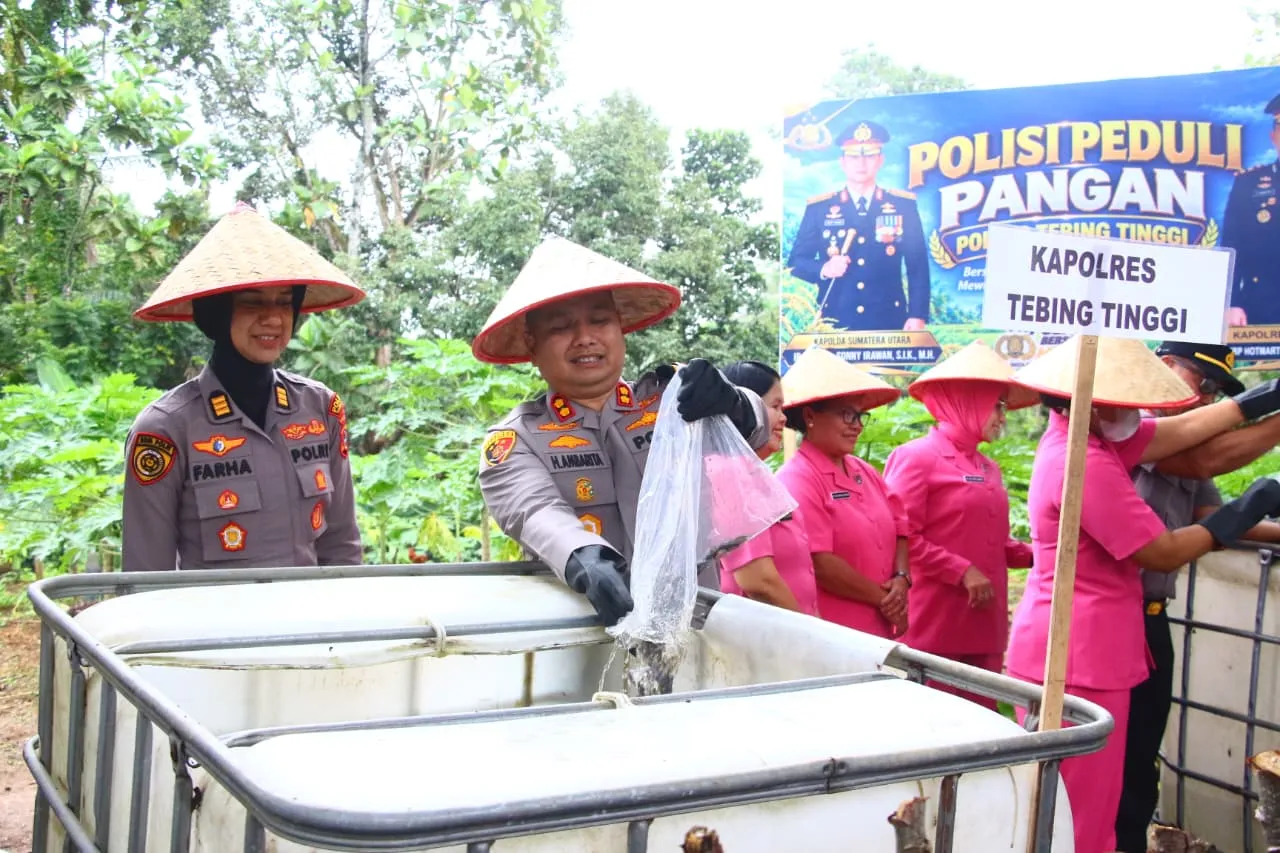 Kapolres Tebing Tinggi Wujudkan Kepedulian Melalui Program Polisi Peduli Pangan