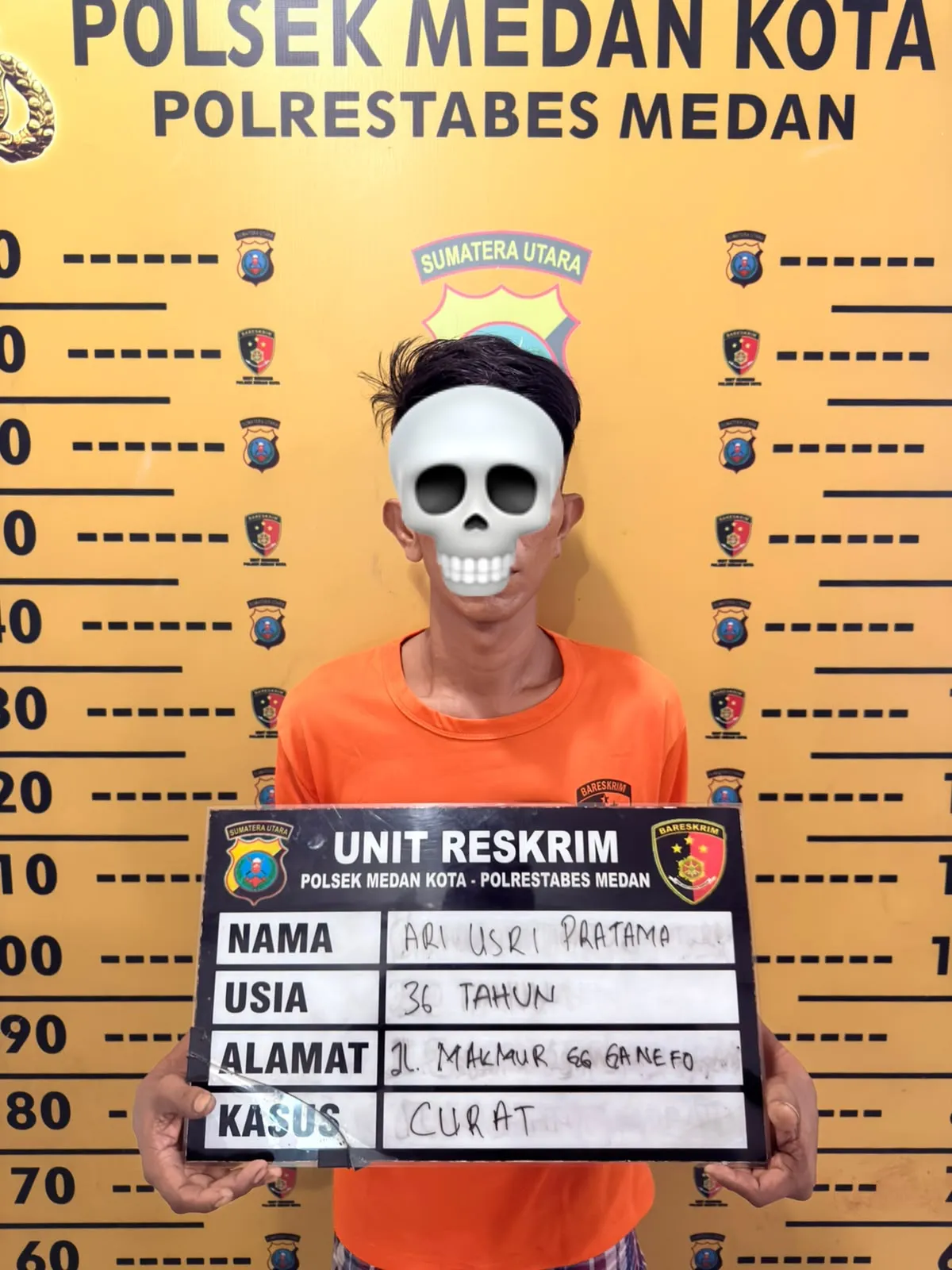 Polsek Medan Kota Tangkap Pelaku Pembobol Rumah di Pasar Merah Timur