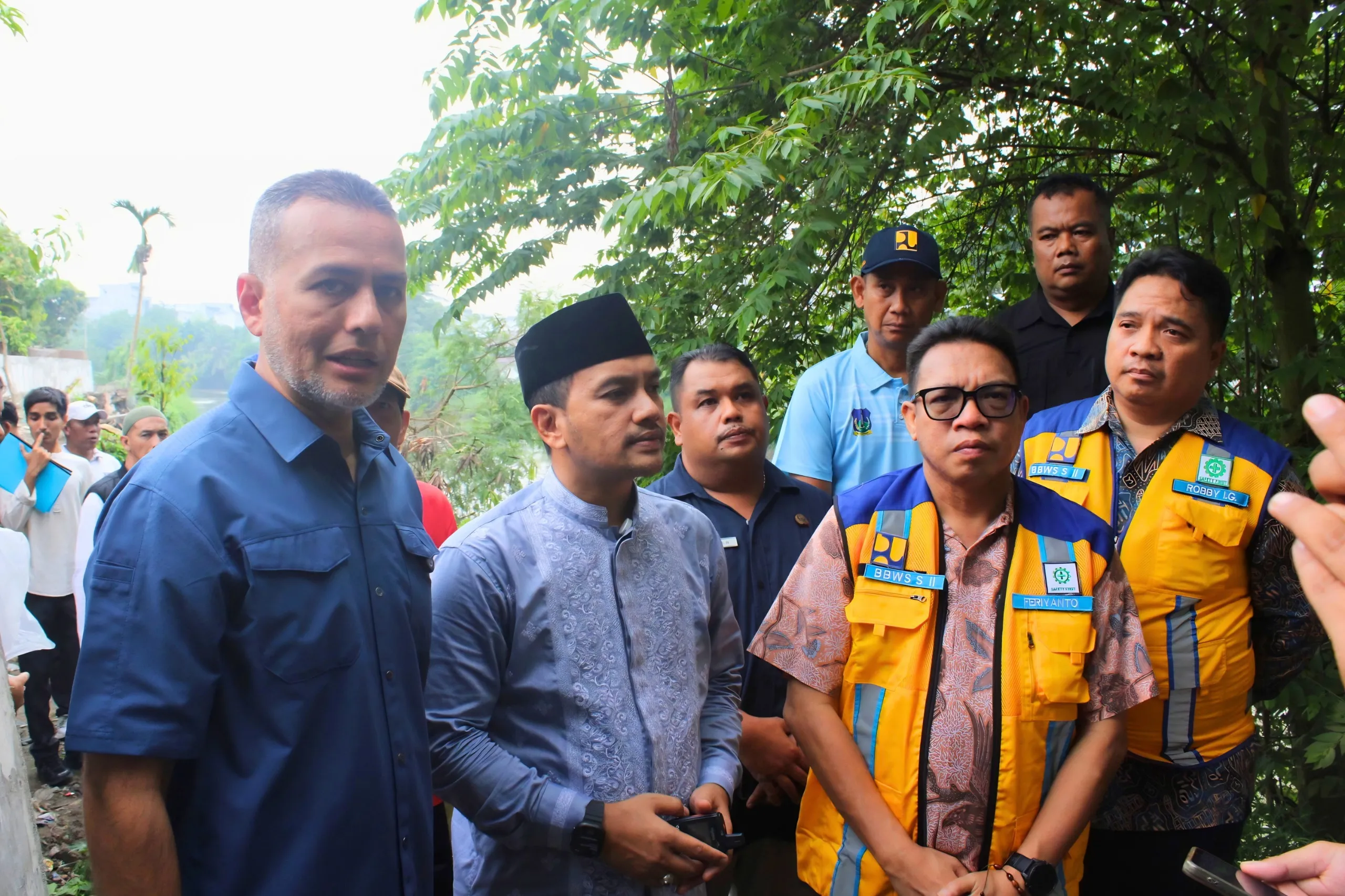 Wali Kota Tebing Tinggi Apresiasi Komisi V DPR RI dan BBWS Atas Pembangunan Tanggul Sungai Padang