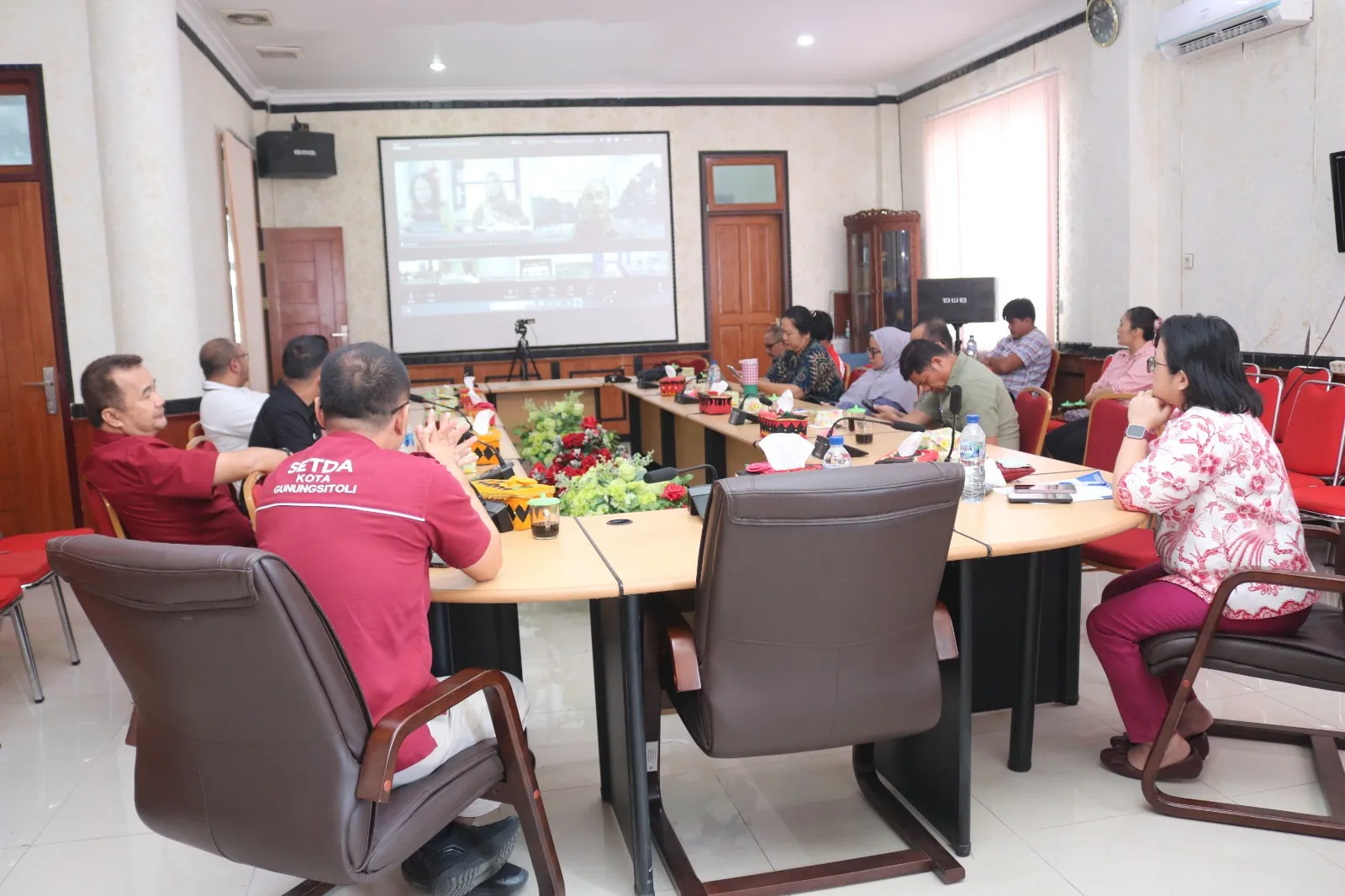 Pemko Gunungsitoli Ikuti Pembahasan Naskah Akademik RUPM Sumut 2025–2045