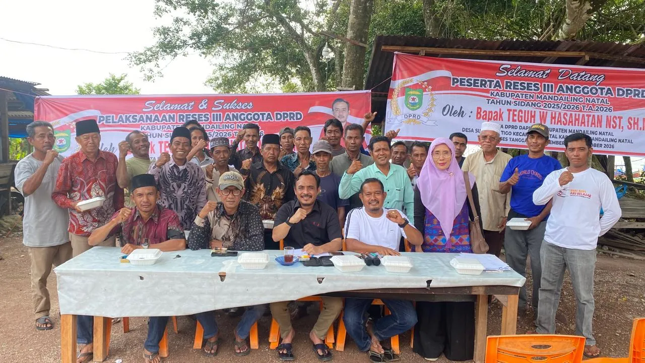 Anggota DPRD Madina Teguh W. Hasahatan Gelar Reses III di Desa Sundutan Tigo