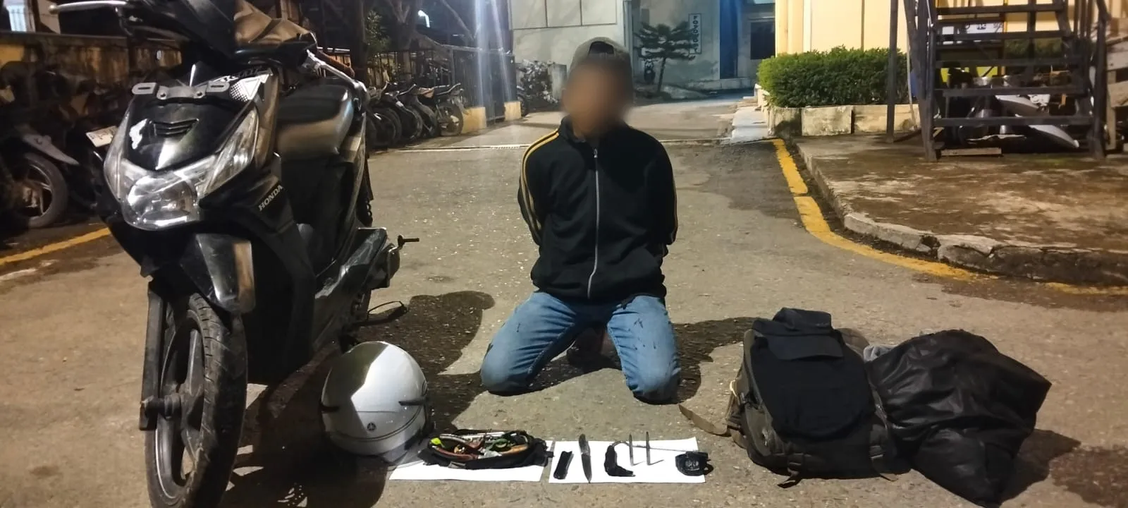 Satreskrim Polres Langsa Tangkap Spesialis Pencuri Electronic Control Unit Mobil