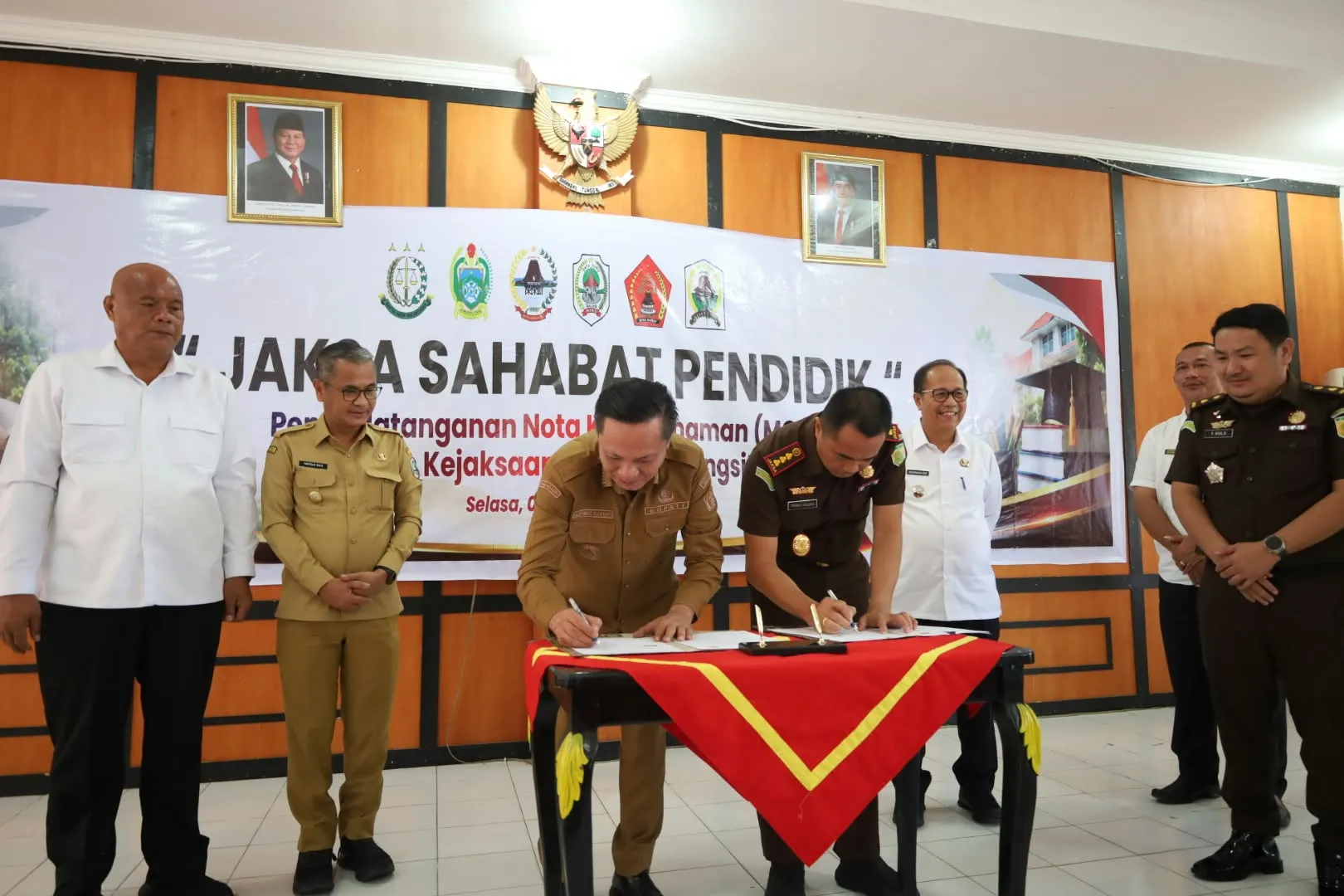 Wujudkan Pendidikan Aman, Bupati Nias MoU dengan Kejari Gunungsitoli