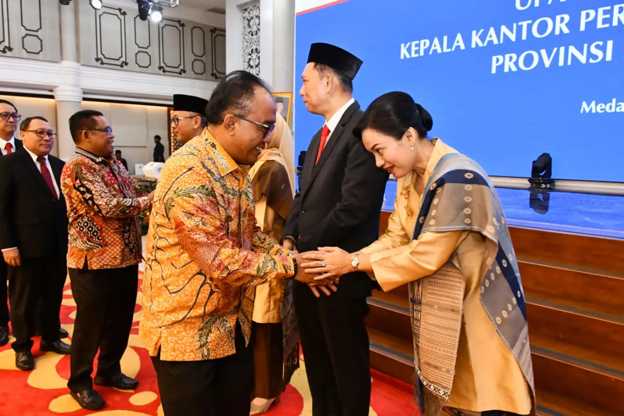 Wabup Samosir Hadiri Pengukuhan Kepala Perwakilan BI Sumut di Medan