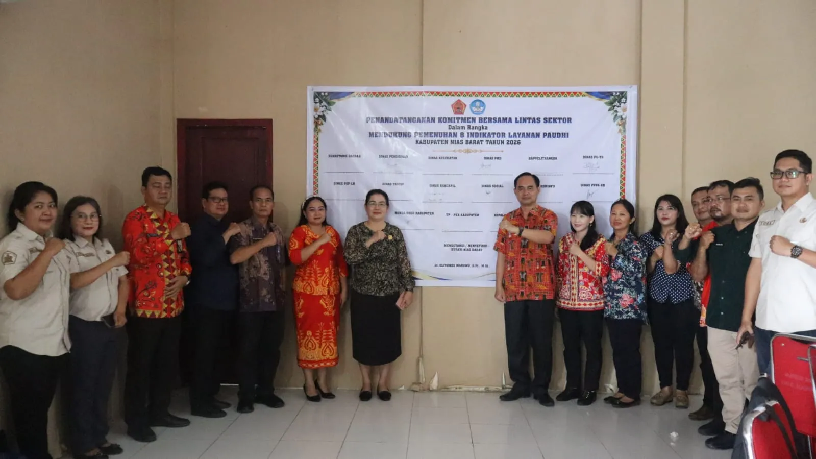 Pemkab Nias Barat Perkuat Sinergi Lintas Sektor untuk Pemenuhan Hak Anak Usia Dini