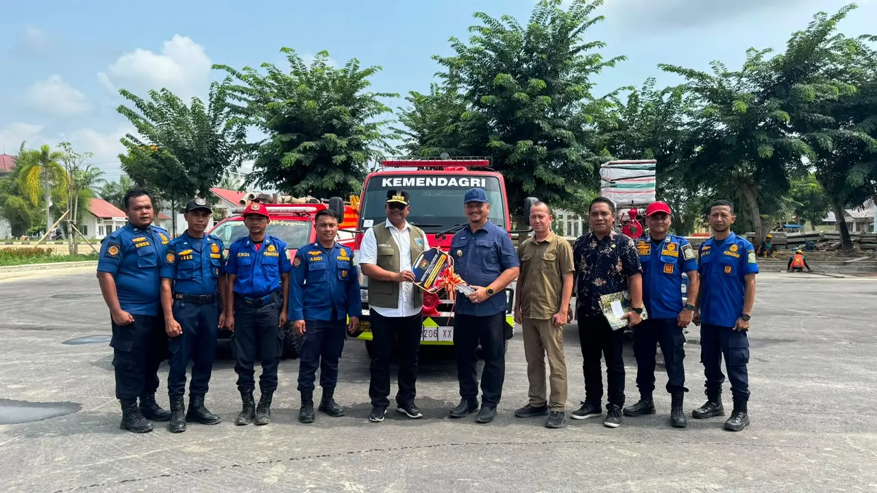 Aceh Tamiang Perkuat Kesiapsiagaan Bencana, Terima Bantuan Damkar dari Kemendagri
