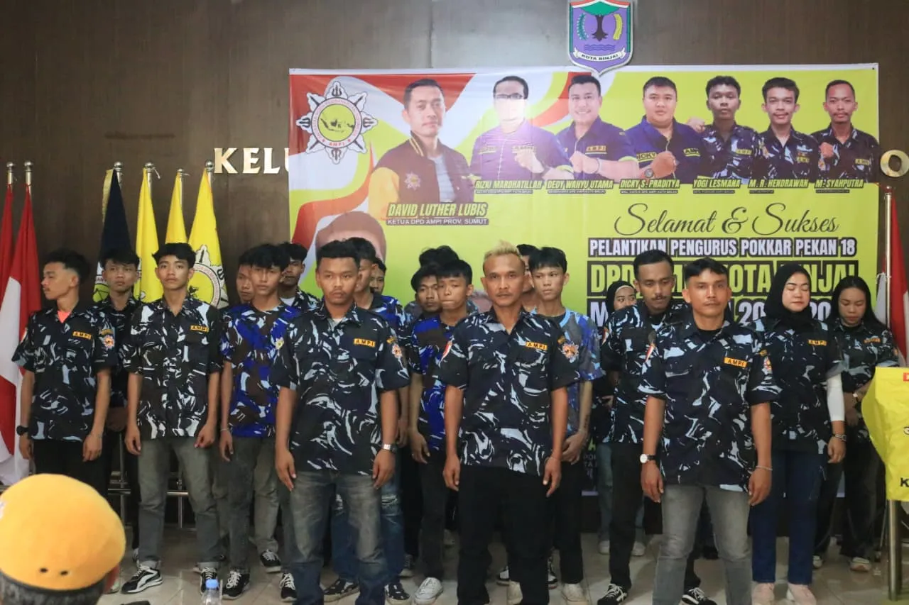 Ketua DPD AMPI Binjai Lantik Pengurus POKKAR Pekan 18 Masa Bakti 2026-2031