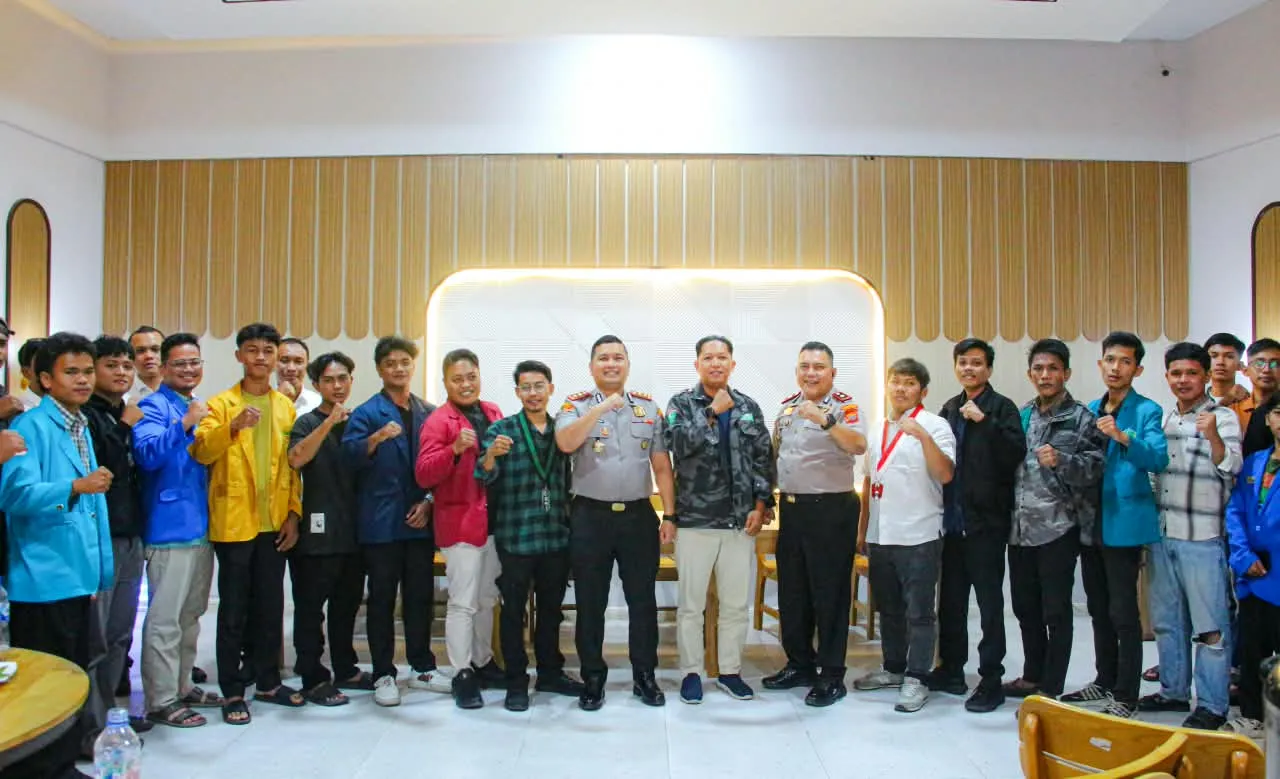 Kapolres Tebing Tinggi Jalin Silaturahmi dengan Cipayung Plus dan BEM