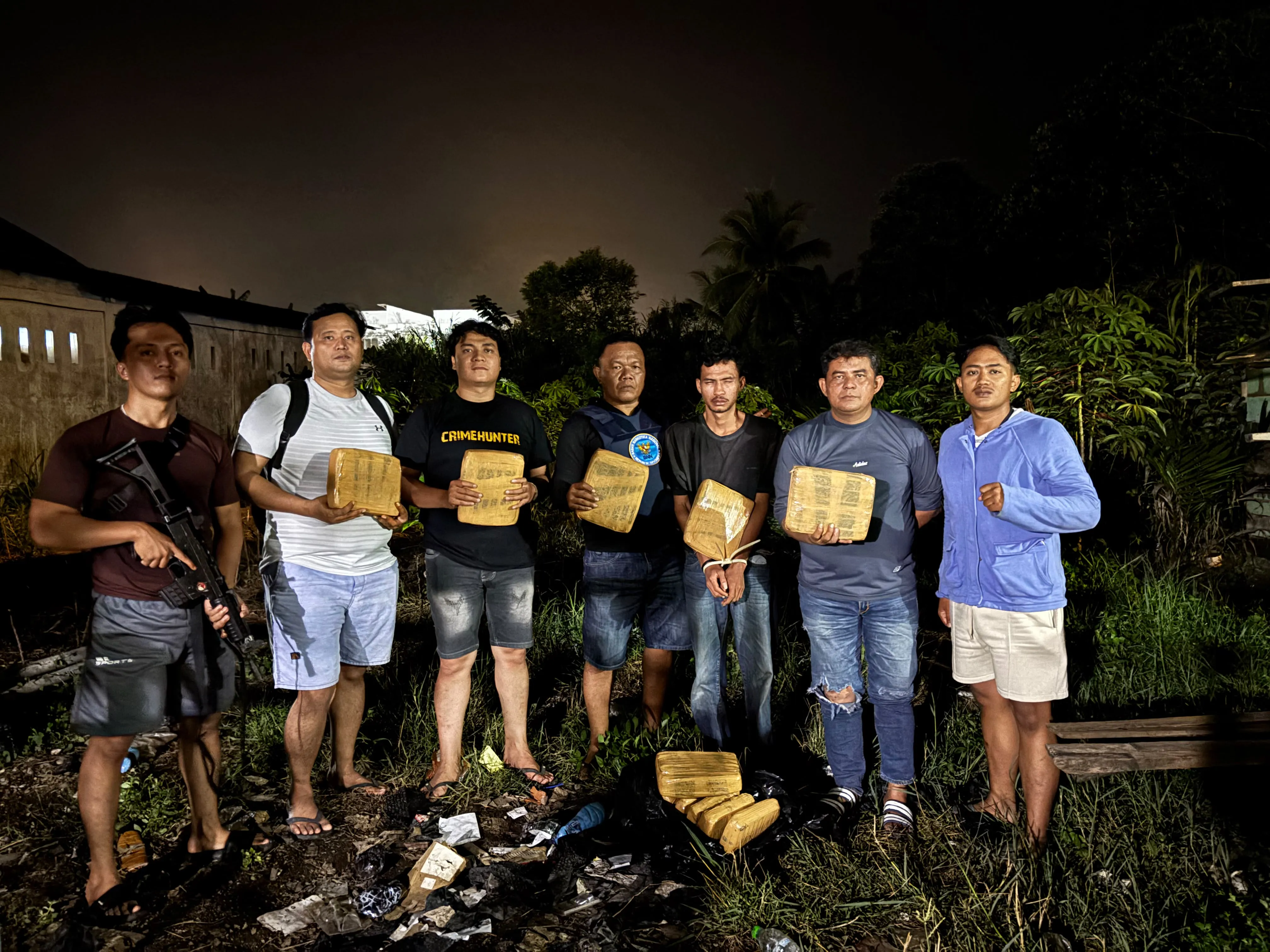 Satresnarkoba Polres Madina dan BNNK Gagalkan Peredaran 13,7 Kg Ganja di Panyabungan
