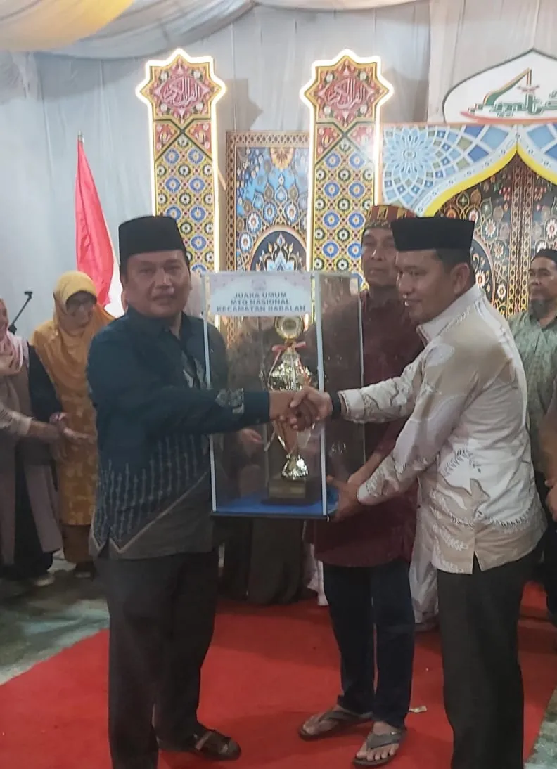MTQ ke-59 Kecamatan Babalan Tuntas, Pelawi Selatan Juara Umum