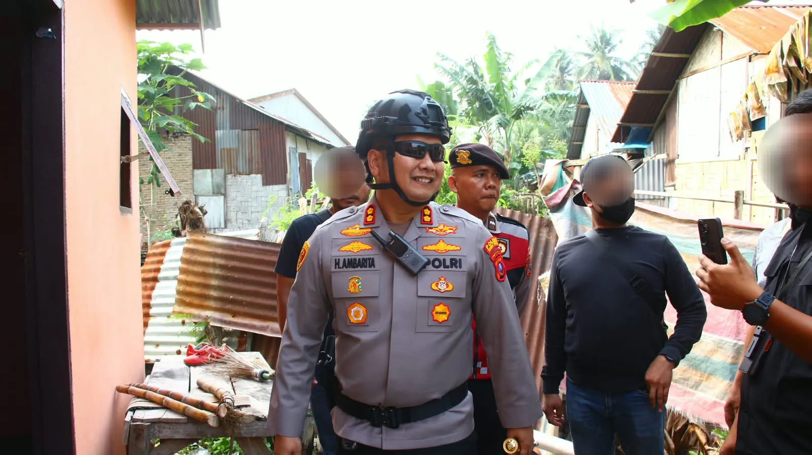 Kapolres Tebing Tinggi Pimpin Operasi Gabungan Berantas Narkoba, Seorang Tersangka Diamankan