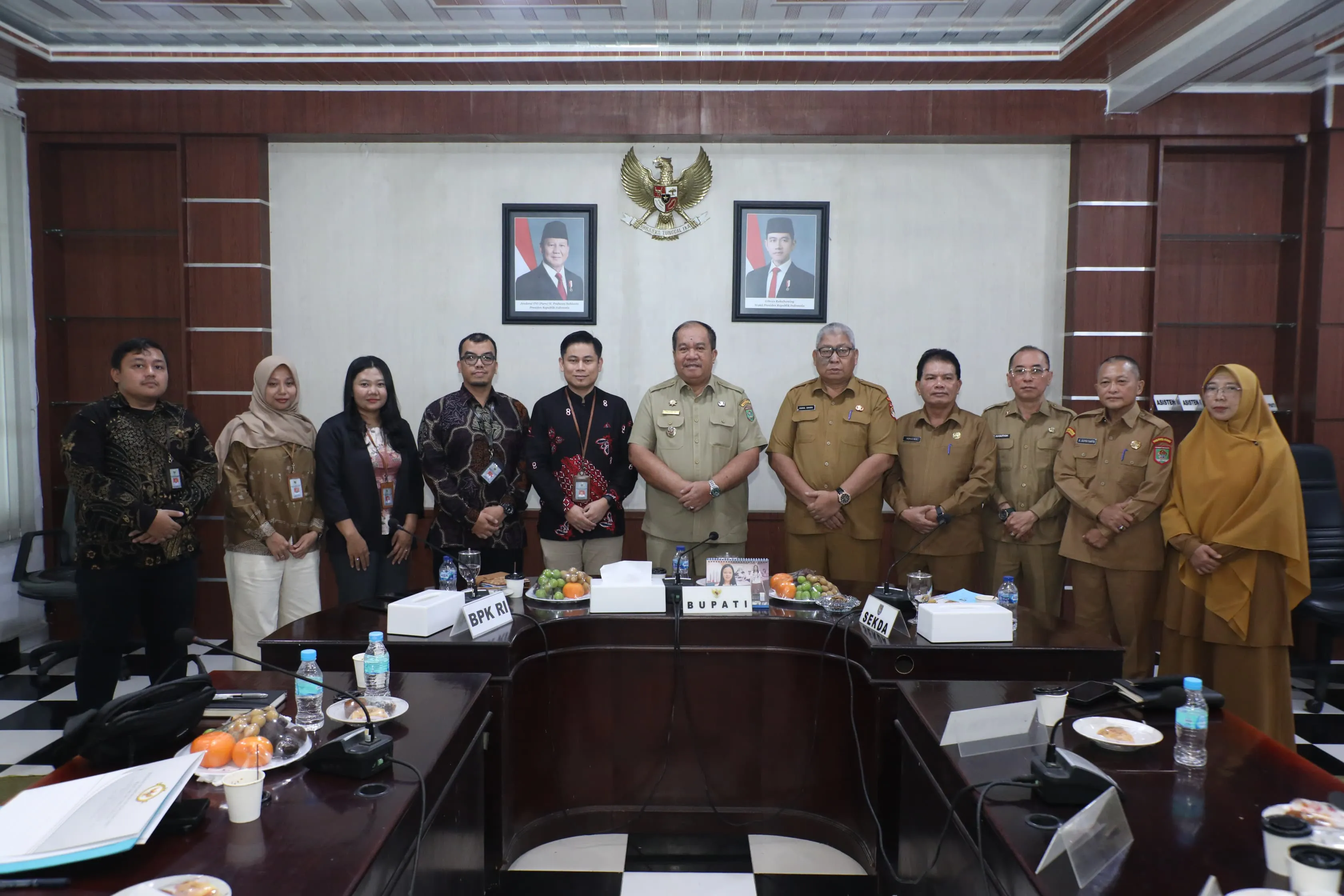 Bupati Asahan Ikuti Exit Meeting BPK Sumut, Komitmen Perbaiki Tata Kelola Keuangan