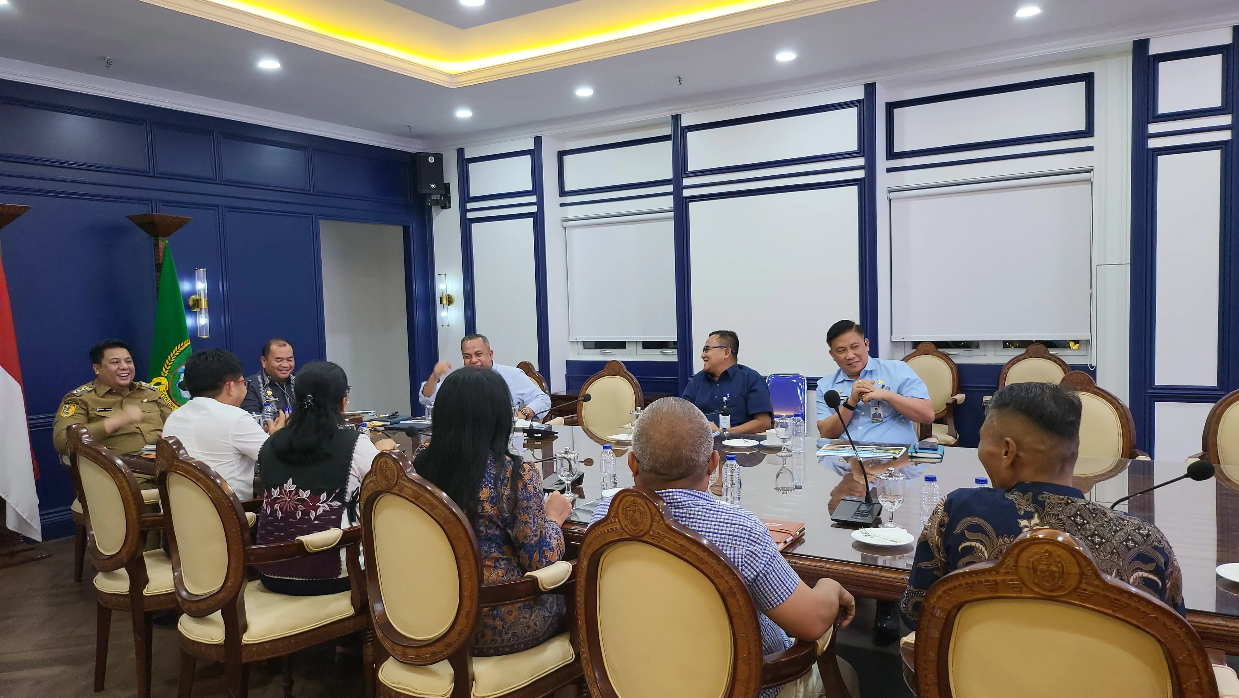 Bupati Samosir Paparkan Desa Sabulan di Hadapan Tim Penilai Kampung Kreatif Sumut Berkah 2026