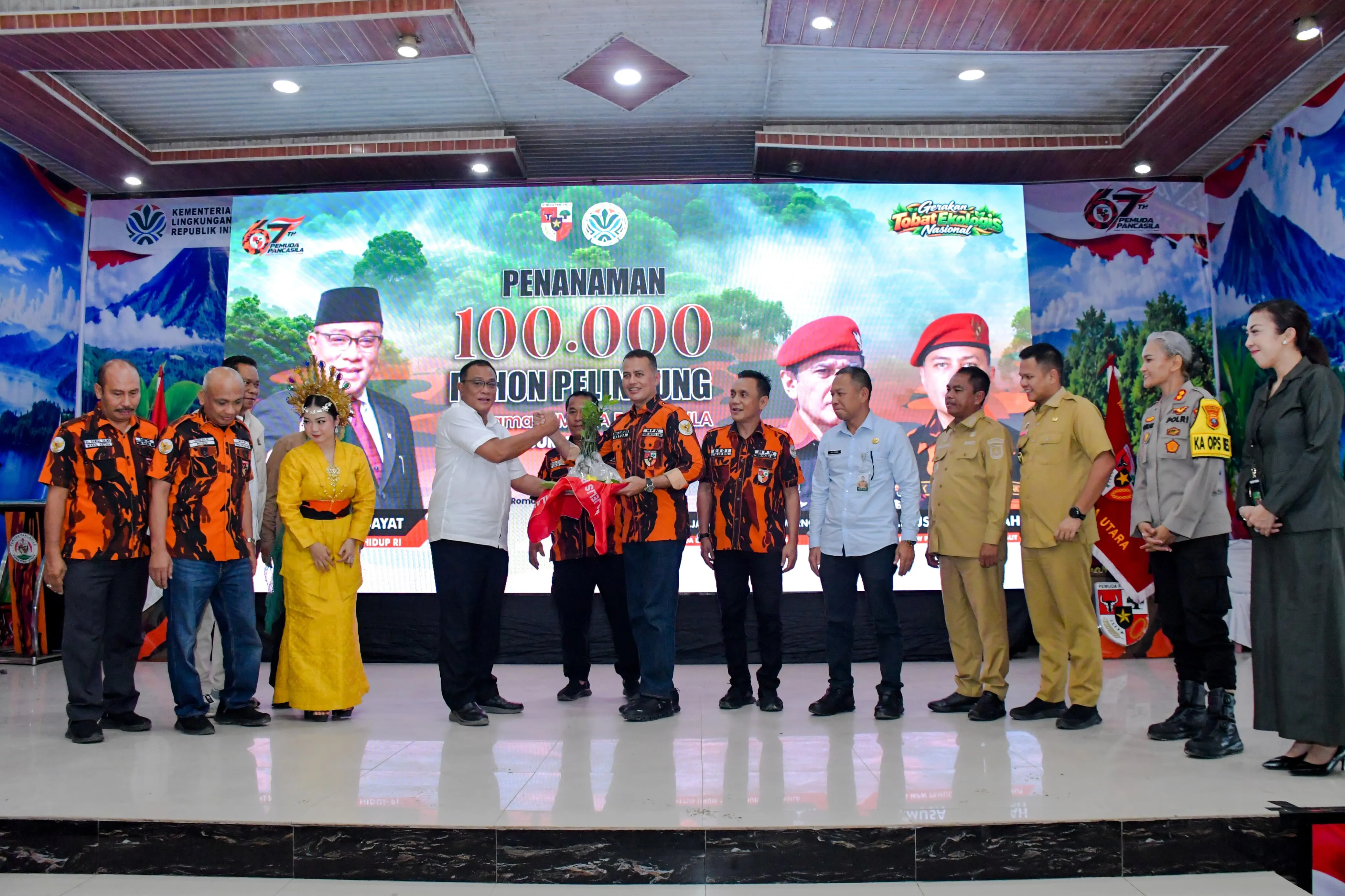 MPW PP Sumut Tanam 100.000 Pohon, Dukung Gerakan Tobat Ekologis Nasional