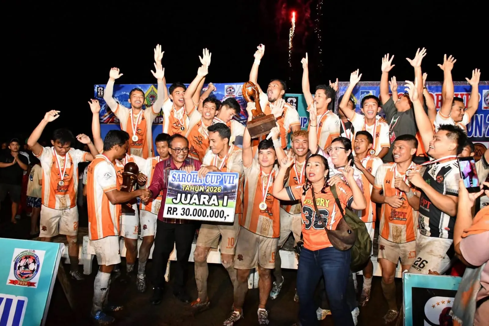 Bupati Samosir Apresiasi Saroha CUP VII, Portus FC Sabet Piala Bergilir dan Rp30 Juta