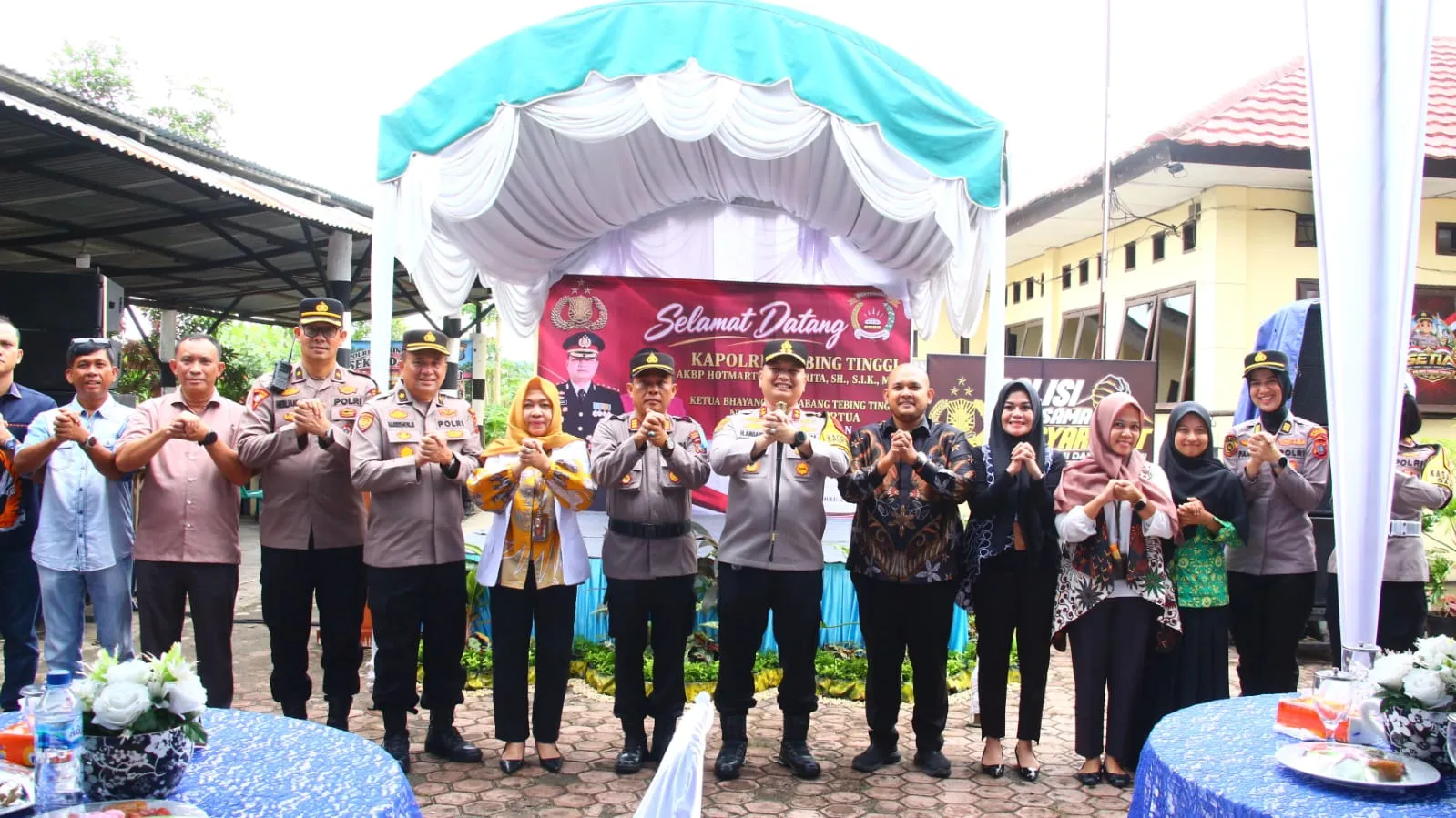 Kunjungi Polsek Padang Hulu, Kapolres Tebing Tinggi Tekankan Pemberantasan Narkoba