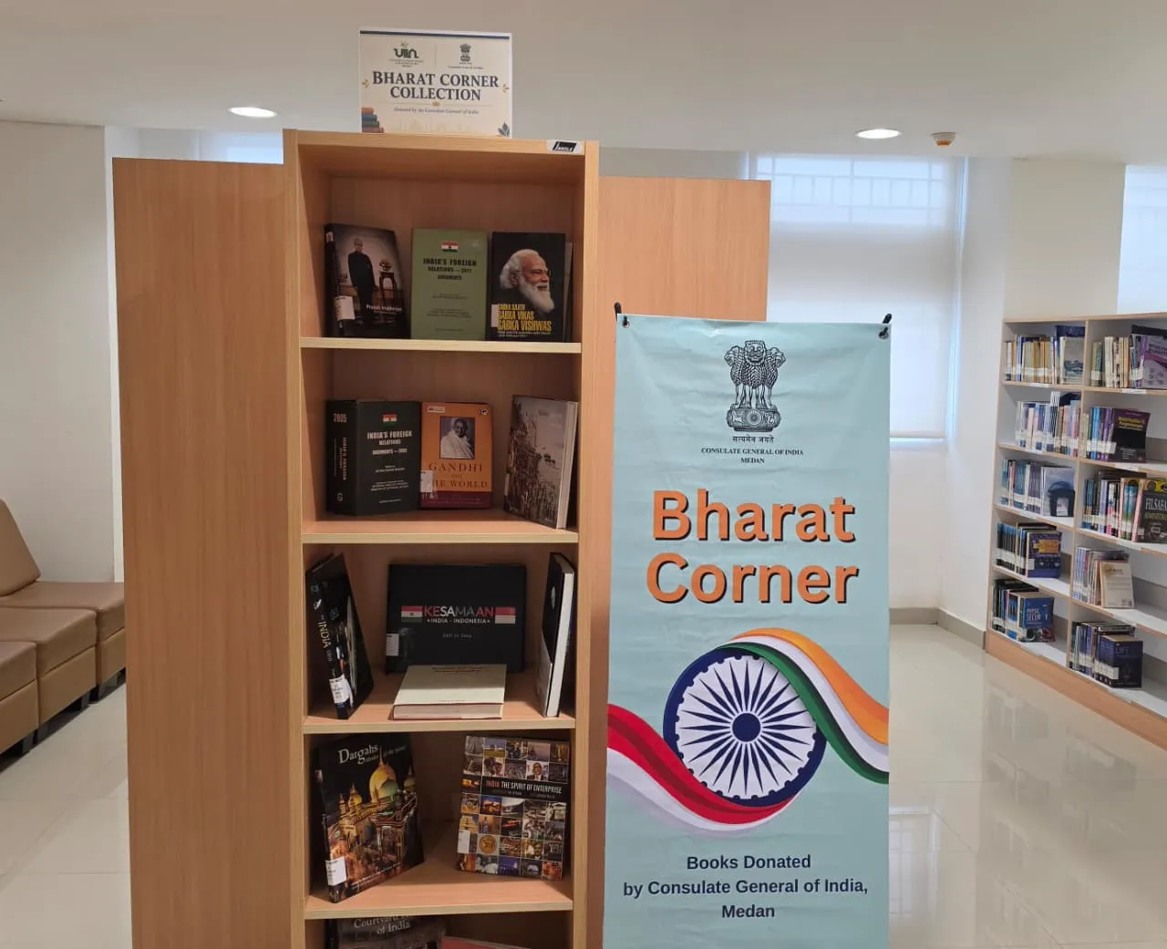 Konsulat Jenderal India Di Medan Resmikan Bharat Corner Di UINSU