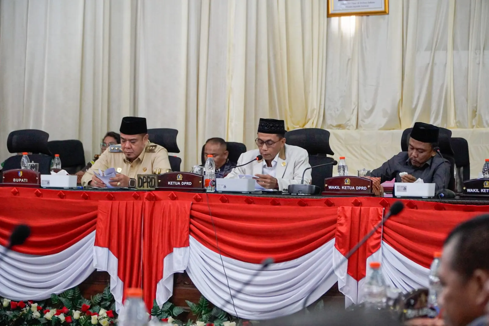 Wabup Batubara Sampaikan Tiga Ranperda Rapat Paripurna DPRD