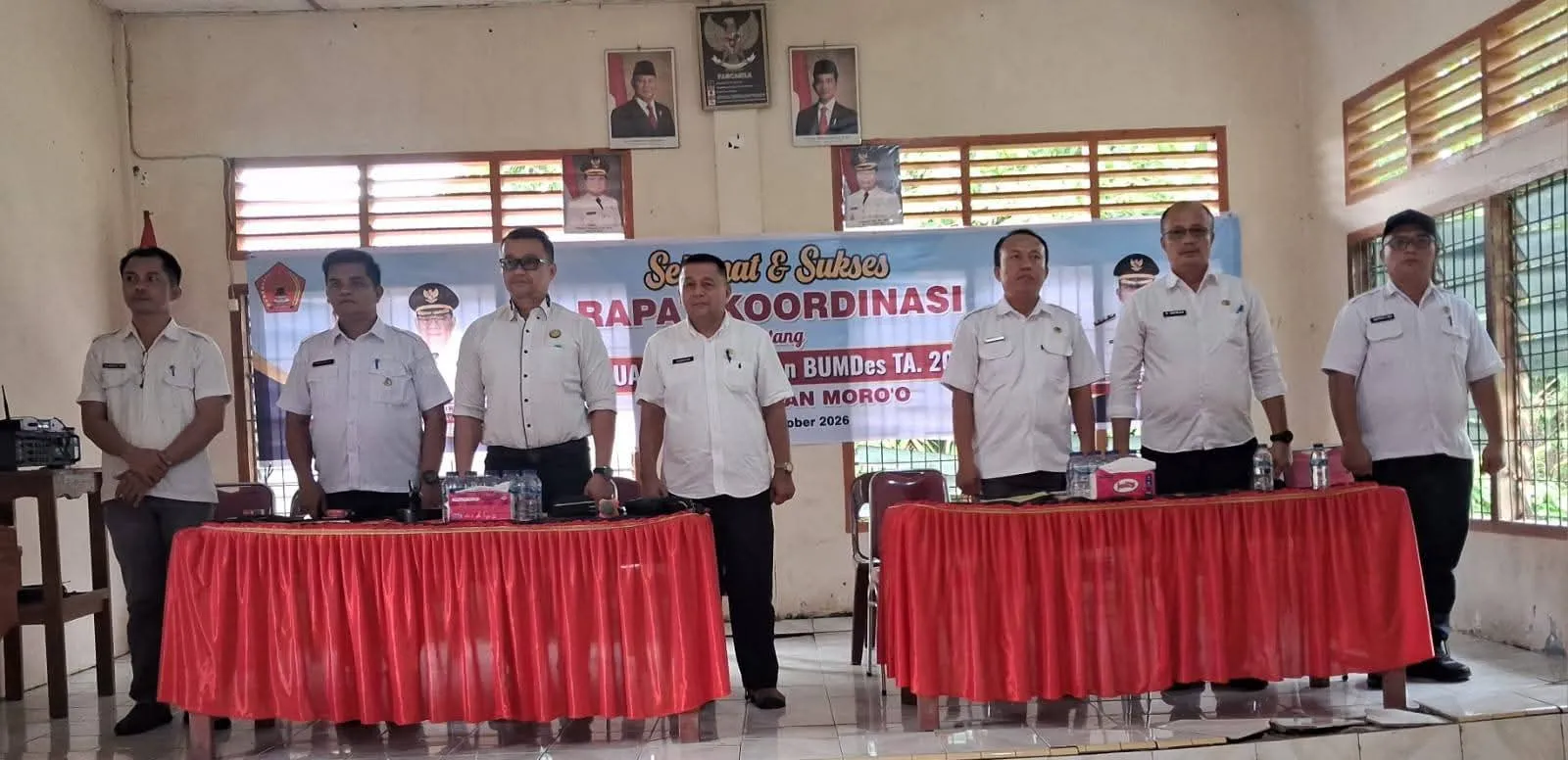 Pemcam Moro’o Rakor Evaluasi Pengelolaan ADD, DD Dan BUMDes TA 2026