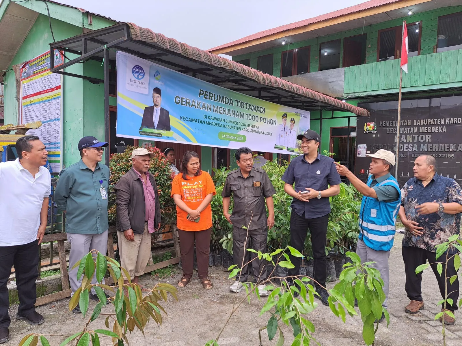 Perumda Tirtanadi Tanam 1.000 Pohon Di Sibolangit