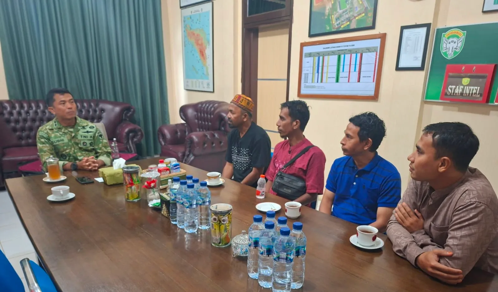 Dandim Aceh Tamiang Terima Silaturahmi Pengurus Cabor Catur