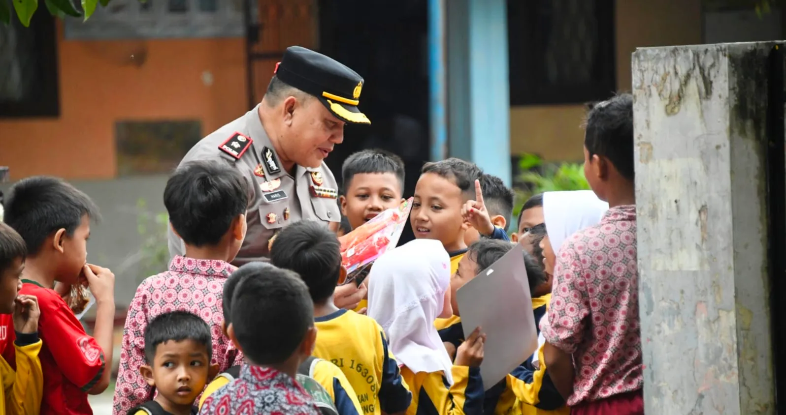 Wakapolres Tebingtinggi Gelar Kegiatan Polisi Bersama Masyarakat Di SDN 163086