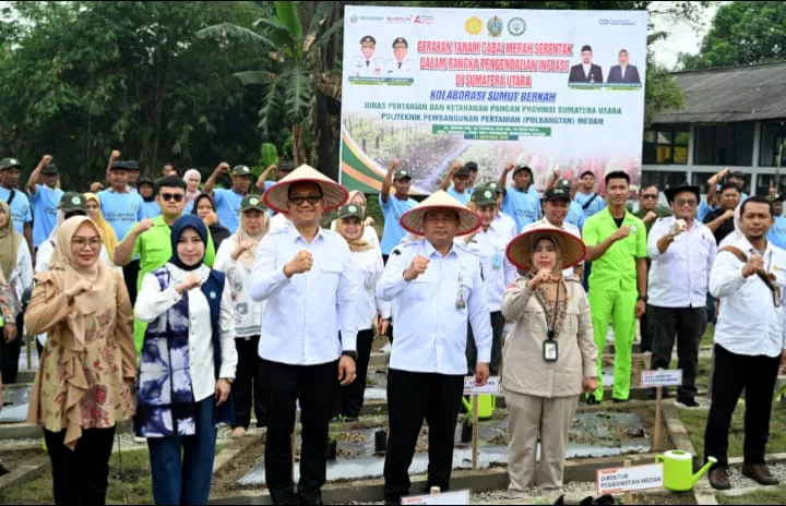 Pj Sekdaprov Sumut Launching Kampus Mandiri Pangan
