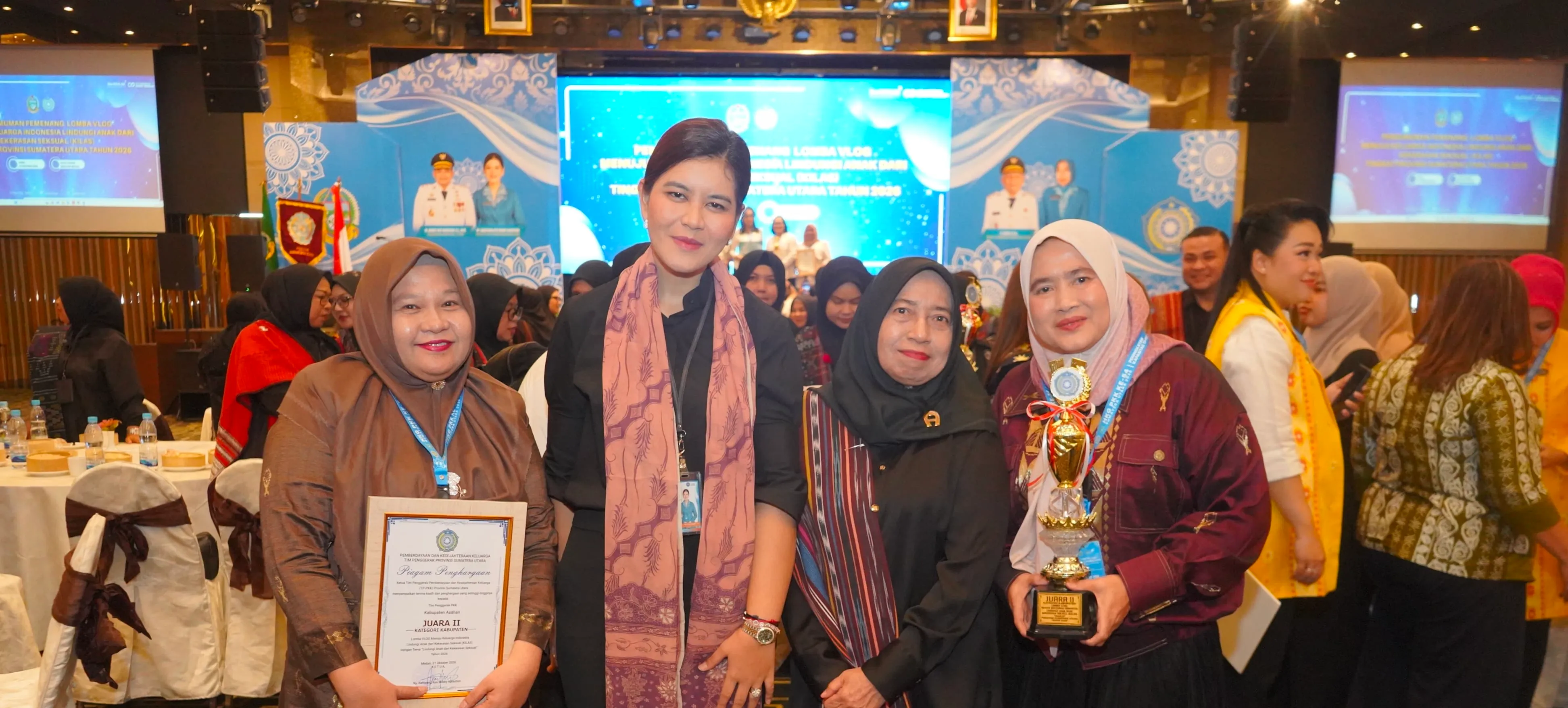 TP PKK Kabupaten Asahan Raih Juara II Lomba Vlog KILAS Tingkat Sumut