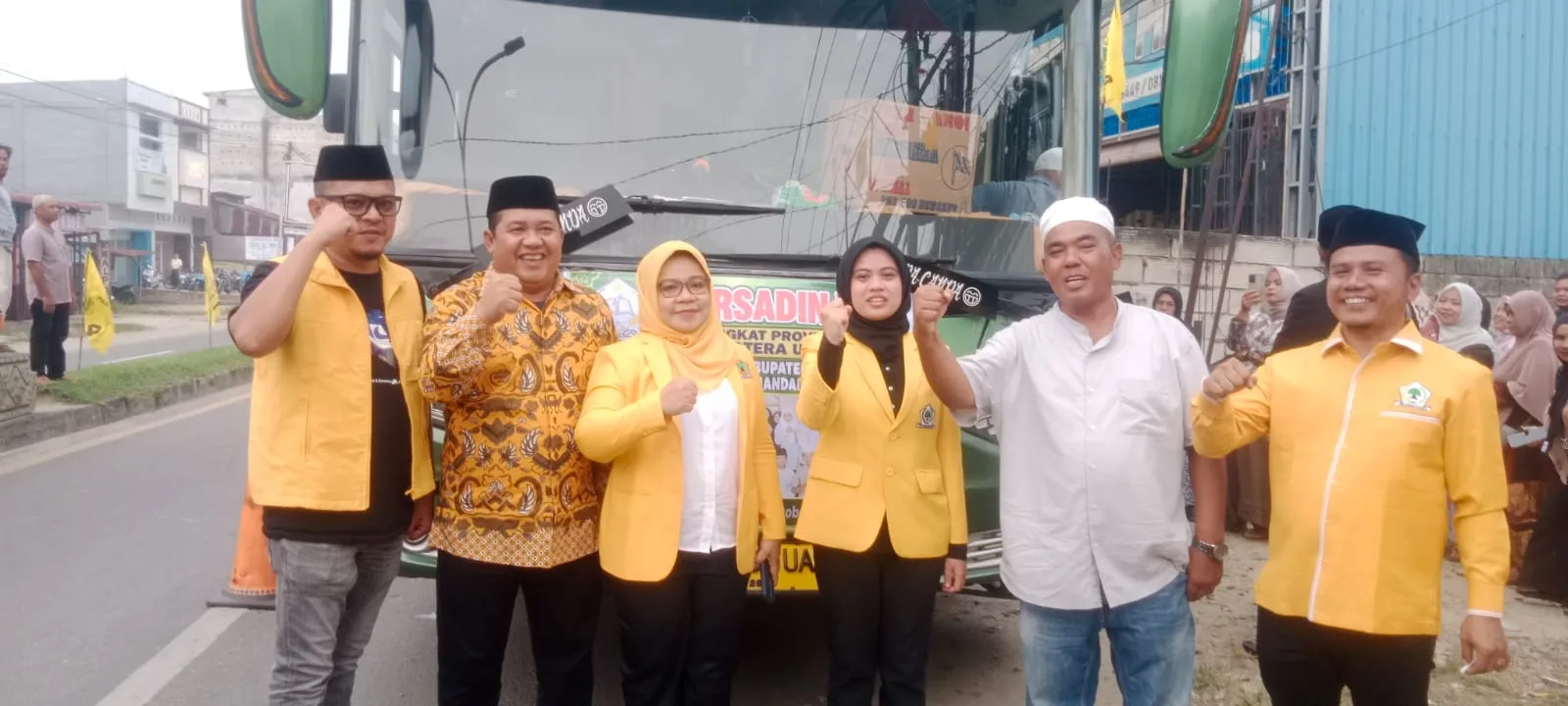 DPD.Golkar Lepas Kontingen Porsadin Madina