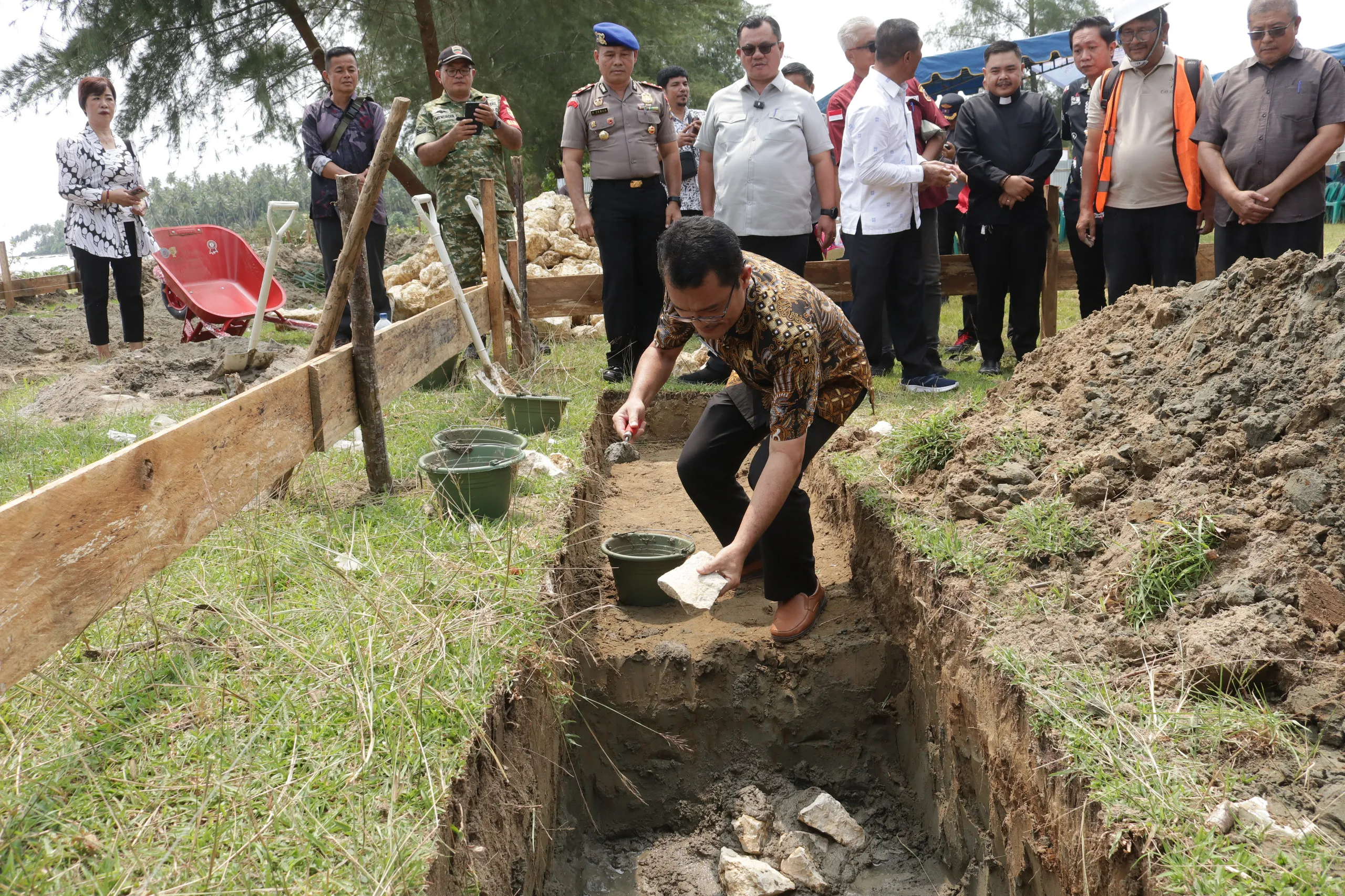 Perkuat Kawasan Pesisir, Pemko Gunungsitoli Bangun Kampung Nelayan Merah Putih