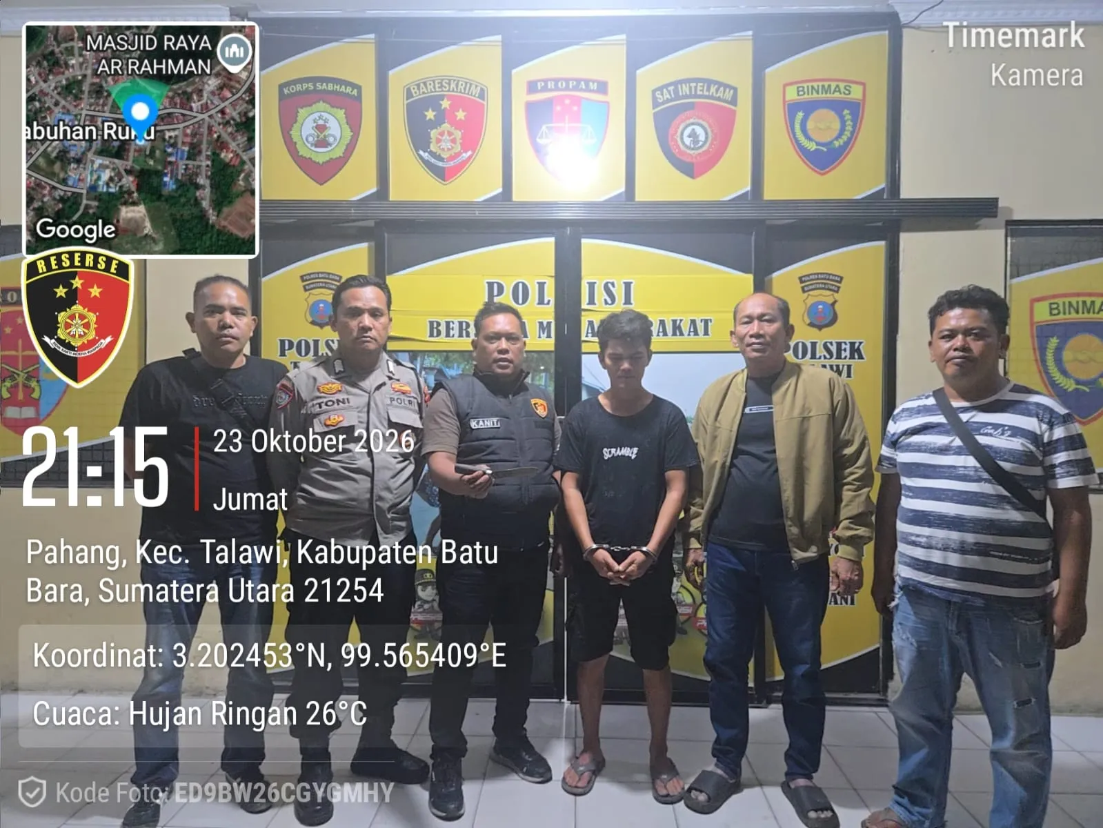 Pembunuhan Warga Di Nibung Hangus Ditangkap Polsek Talawi Dalam Hitungan Jam