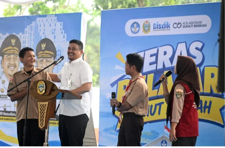 Bobby Nasution Luncurkan Teras Pelajar Sumut Berkah