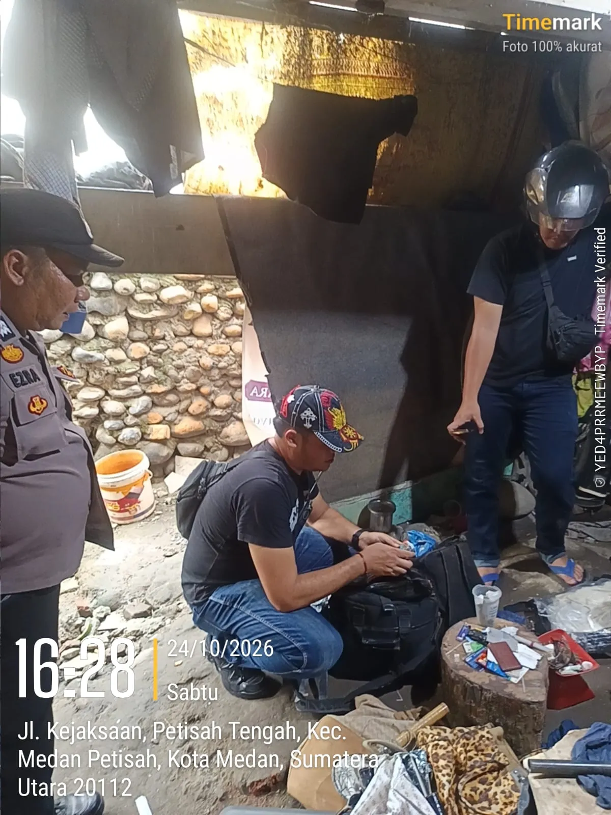 Antisipasi Peredaran Narkoba Polsek Medan Baru Gelar GSN