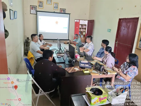 Dinas Sosial Nias Barat Perkuat Tata Kelola Digital Pendampingan Aplikasi SRIKANDI