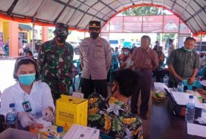 Polsek Padang Bolak Sukseskan Gerakan Vaksin Presisi
