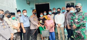Kapolres Dan KSJ Batubara Kunjungi Rumah Suwidah Pencari Botot