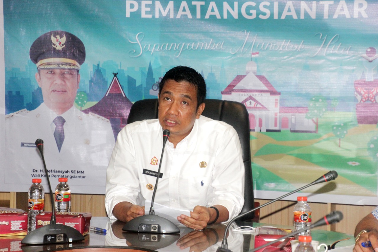 Walikota Pematang Siantar Dr.H.Hefriansyah SE.MM,